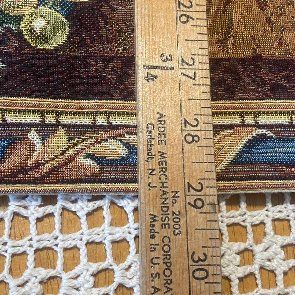 Armin & Marion Tapestry Home Flowers & Vase Art Signed